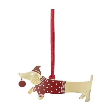 Jolly dog decoration hanger - Gold - Pluto Design