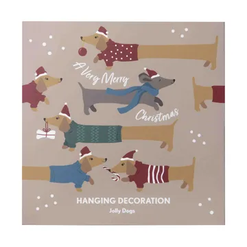 Jolly dog decoration hanger - Gold - Pluto Design