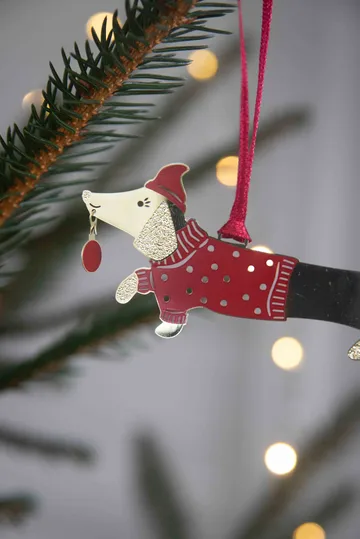 Jolly dog decoration hanger - Gold - Pluto Design