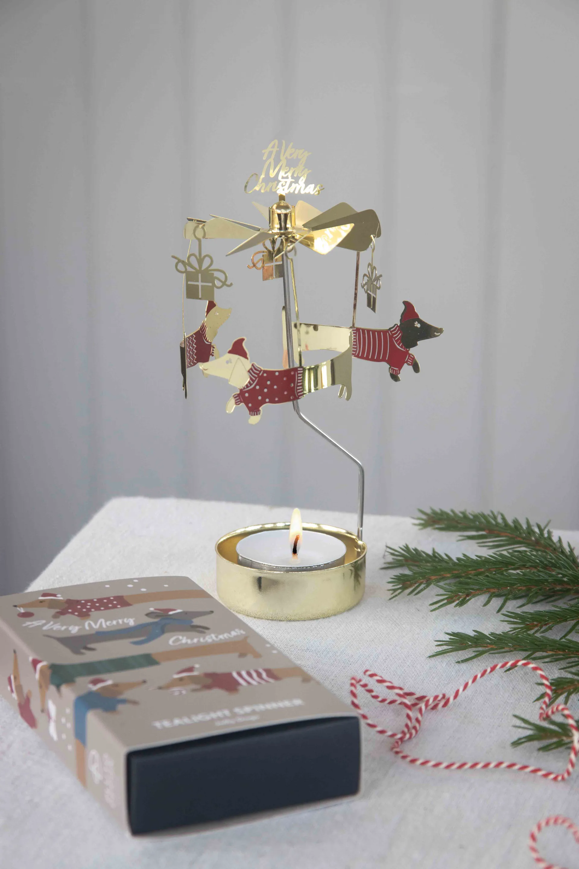Jolly dogs angel chime, Gold Pluto Design