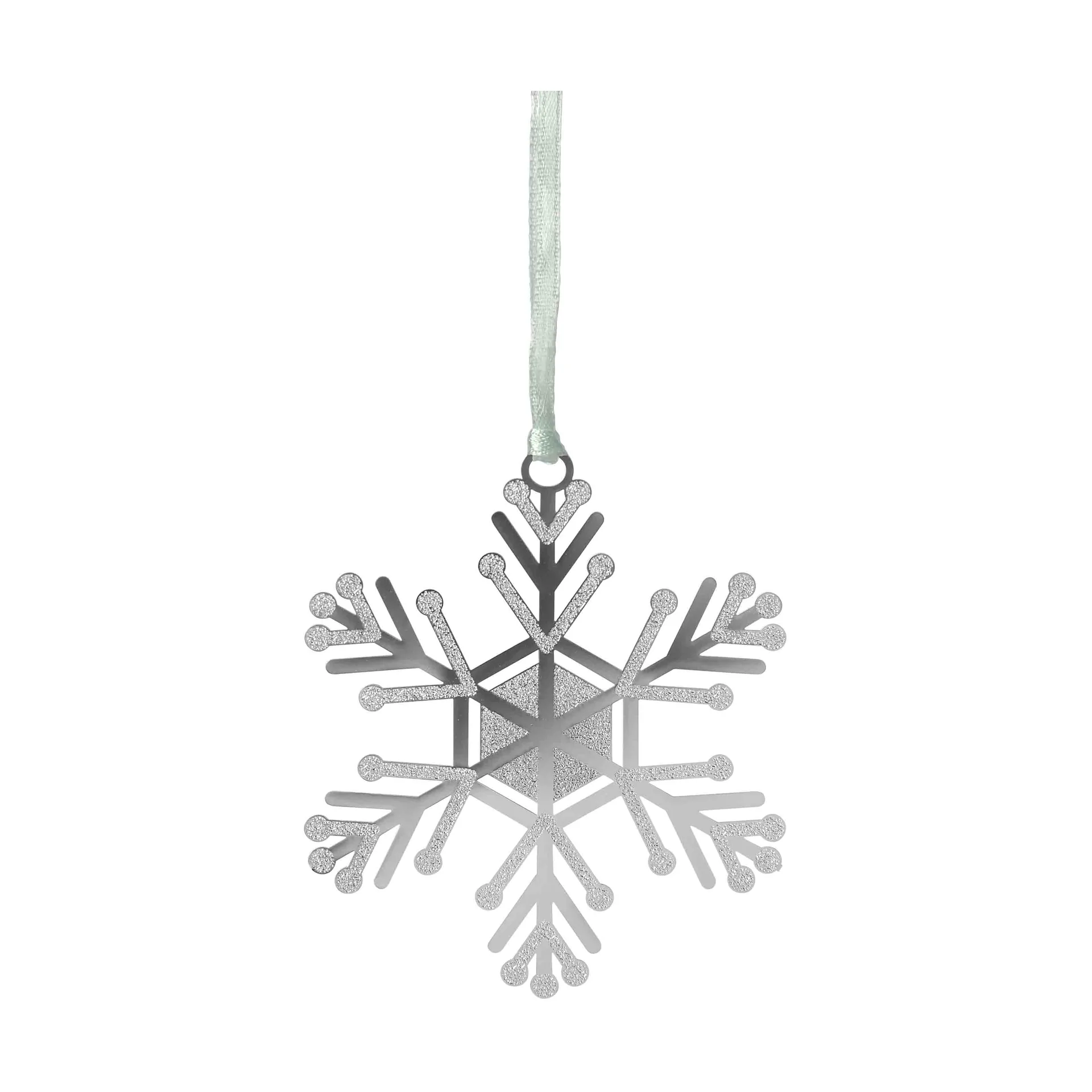 Let it snow decoration hanger, Silver Pluto Design