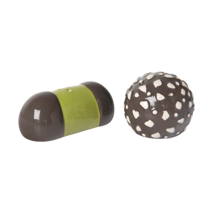 Like a Swede salt & pepper mills - Brown-green-white - Pluto Design