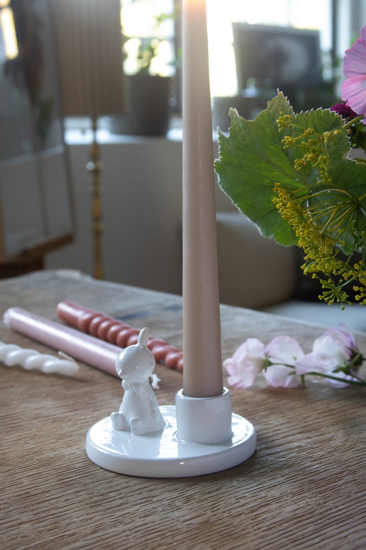 Lilla My candle holder ceramic - White - Pluto Design