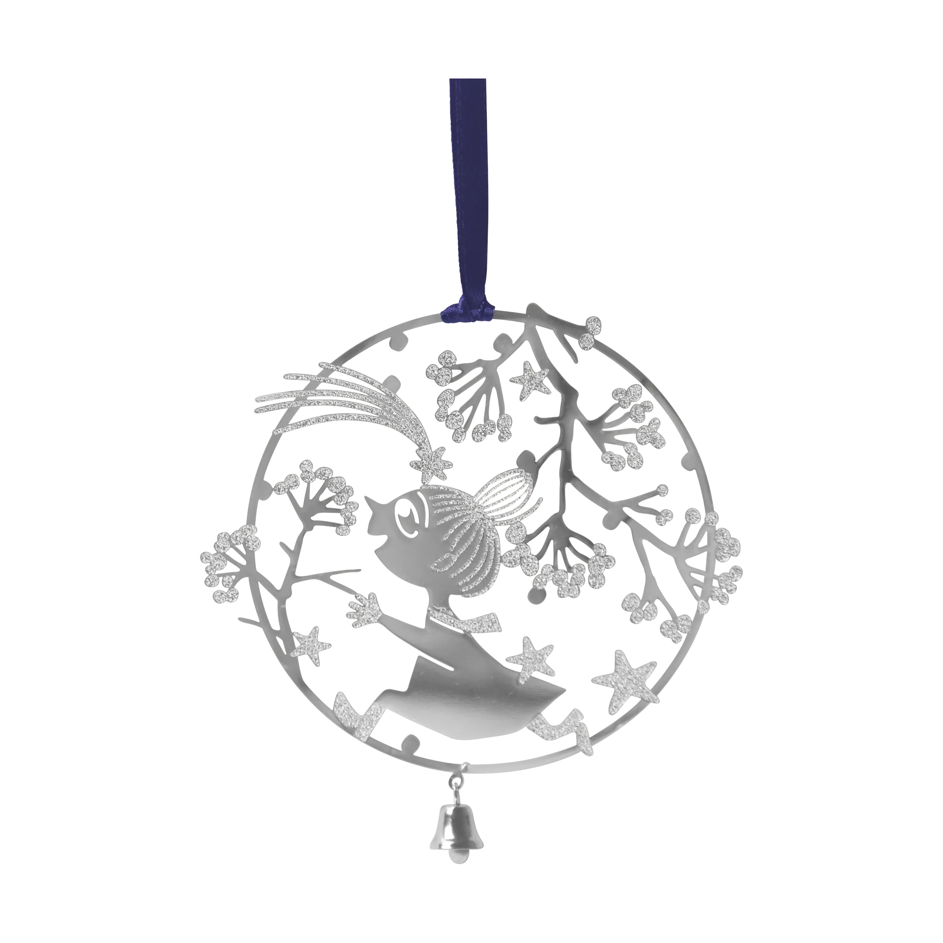 Lilla My First snow Christmas ornament, Silver Pluto Design