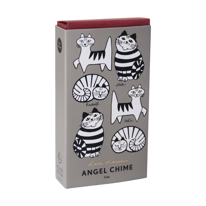 Lisa Larson cats angel chime, Gold Pluto Design
