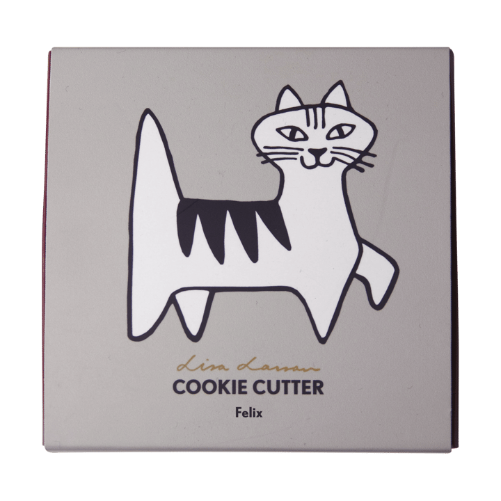 Lisa Larson Felix cookie cutter, Gold Pluto Design