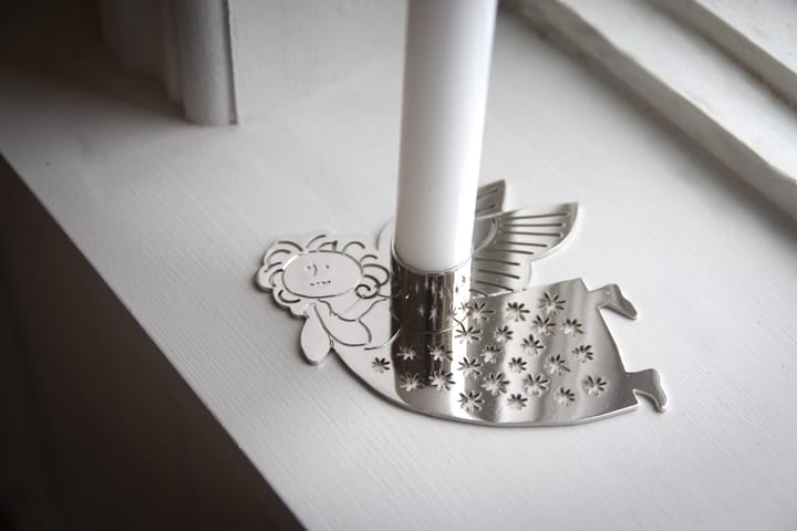Lisa Larson Hanna candlestick, Silver Pluto Design