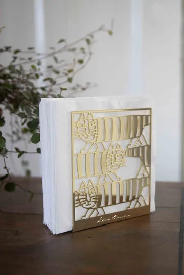 Lisa Larsson Mikey napkin holder - Gold - Pluto Design