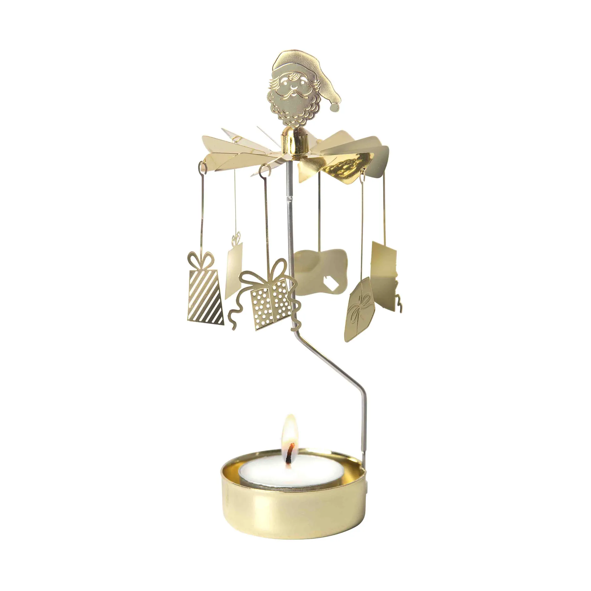 Merry Christmas angel chimes, Gold Pluto Design