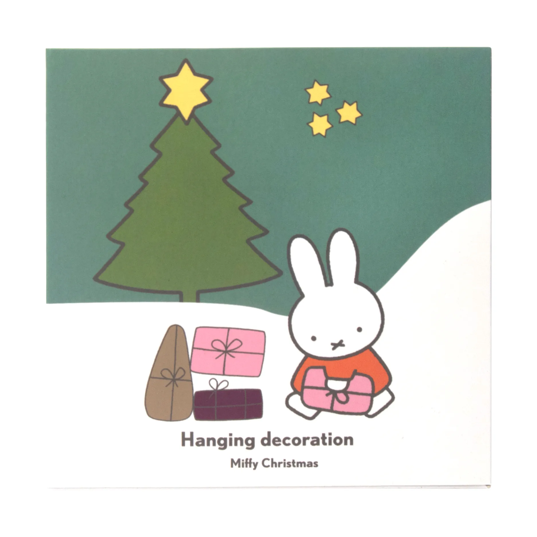 Miffy Christmas decoration hanger, Gold Pluto Design