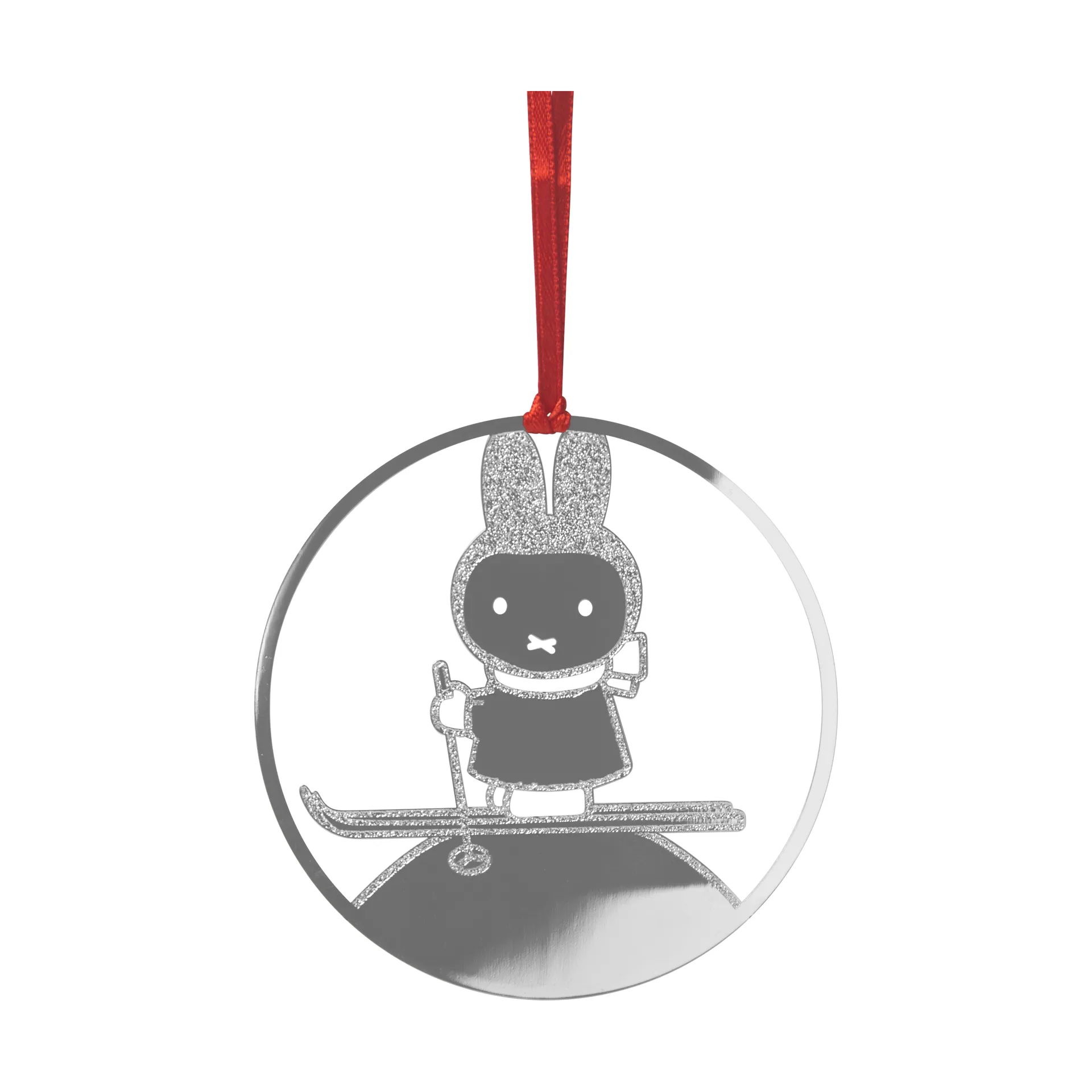 Miffy winter decoration hanger, Silver Pluto Design