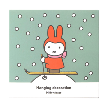 Miffy winter decoration hanger - Silver - Pluto Design