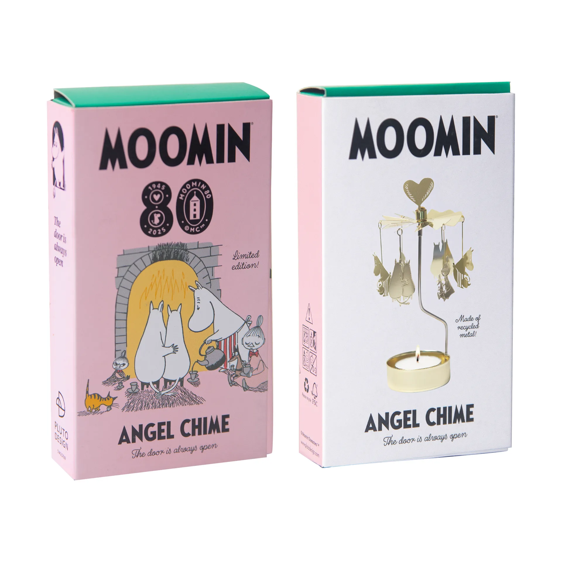 Moomin 80 angel chime, Gold Pluto Design