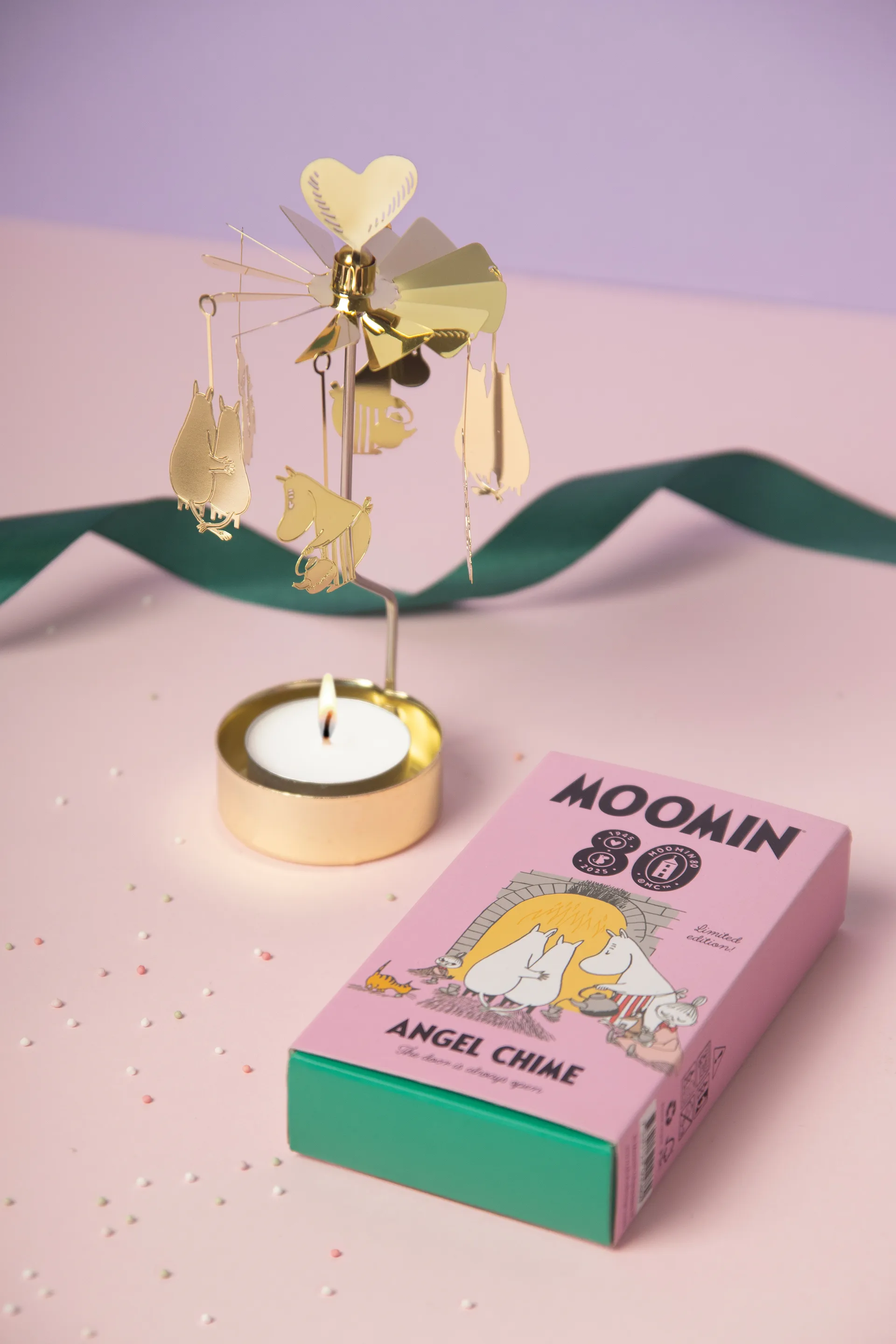 Moomin 80 angel chime, Gold Pluto Design