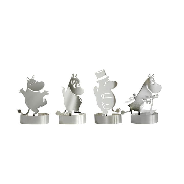 Moomin candle decoration - silver - Pluto Design