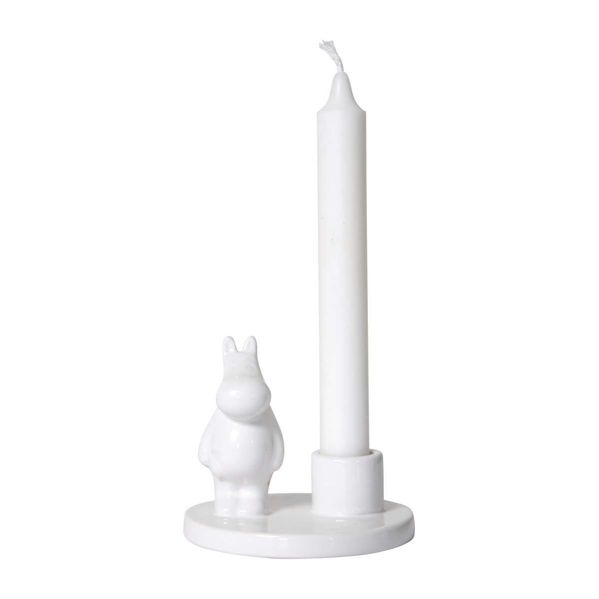 Pluto Design Moomin candle holder ceramic White | Scandinavian Design | Candle holders | White