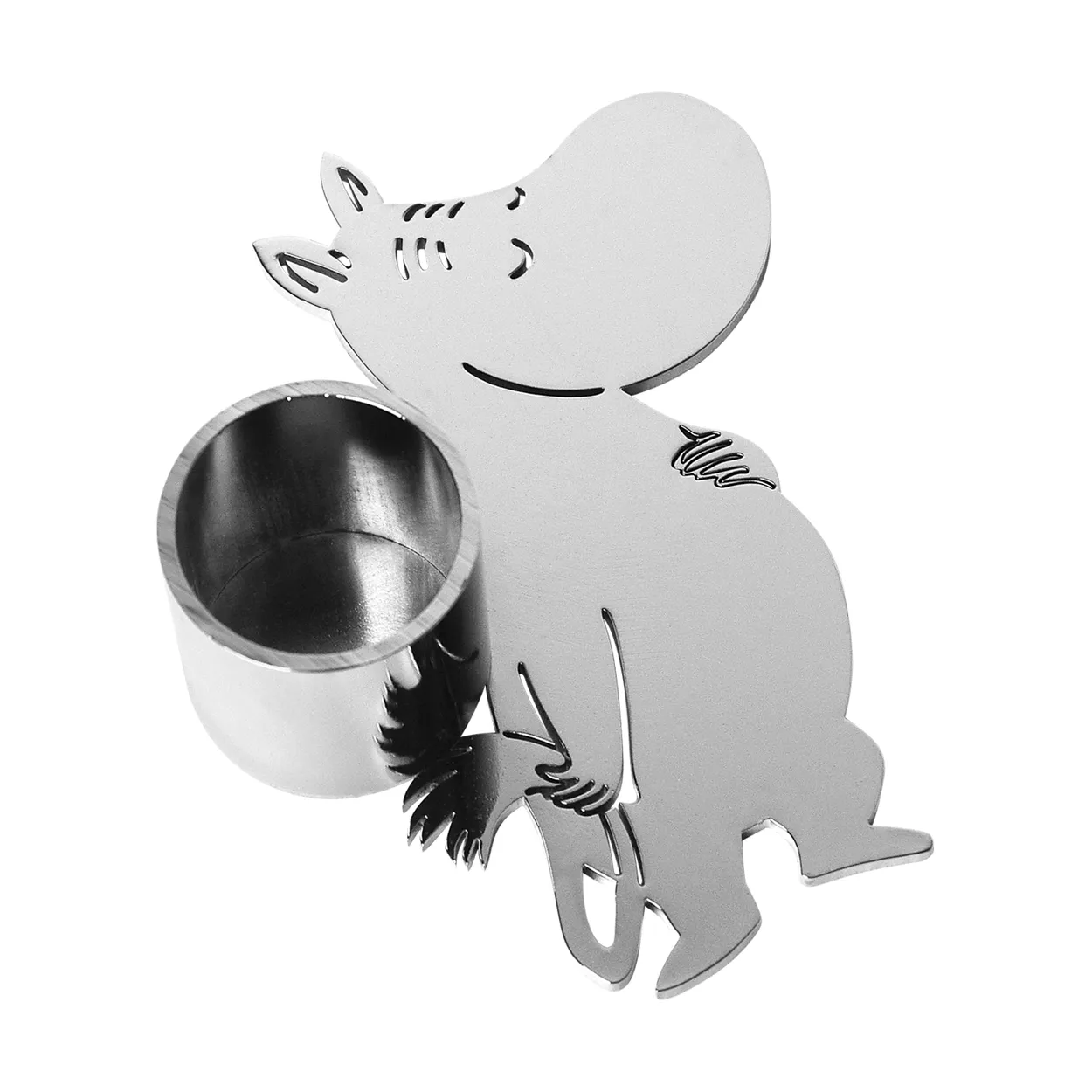 Pluto Design Moomin candle holder Silver | Scandinavian Design | Candle holders | Silver-coloured