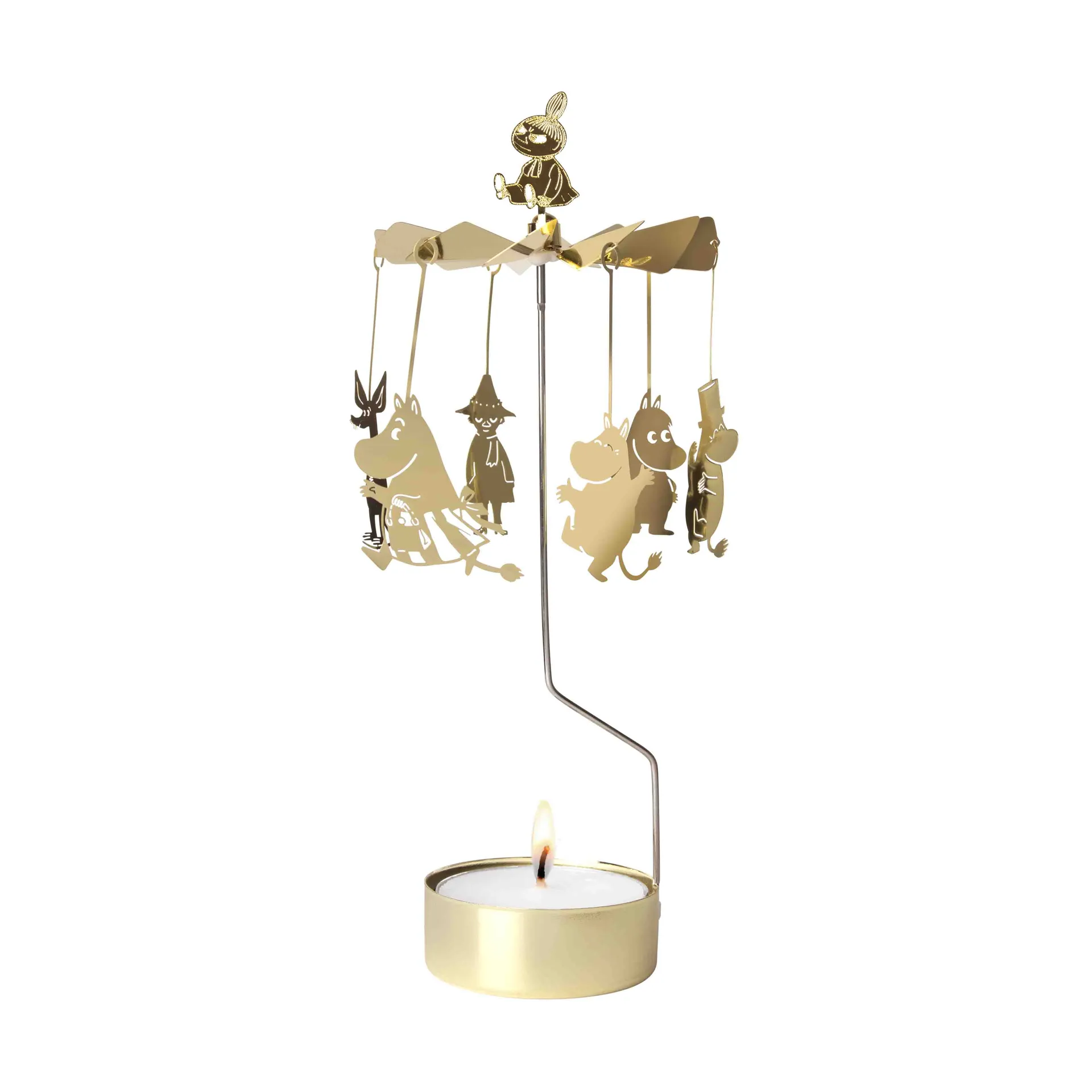Moomin Family angel chime XL, Gold Pluto Design