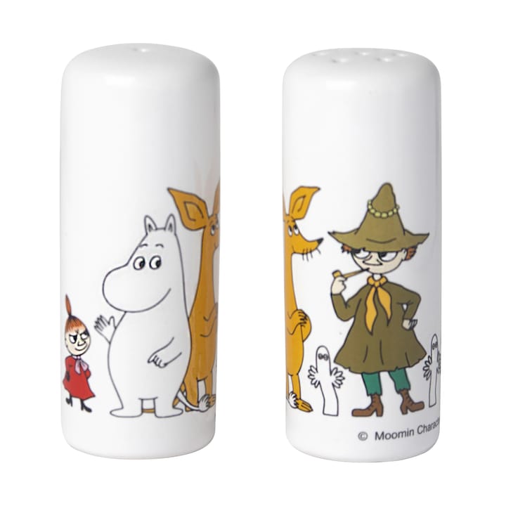 Moomin friends salt & pepper mills - White-multi - Pluto Design