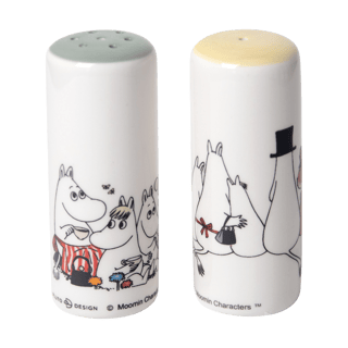 Pluto Design Moomin love salt & pepper shaker White-multi
