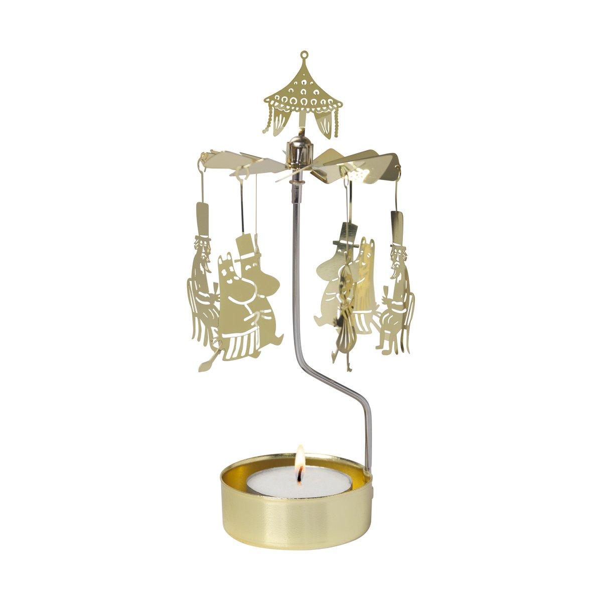 Pluto Design Moomin party angel chime Gold-metal | Scandinavian Design | Christmas decorations | Gold-coloured