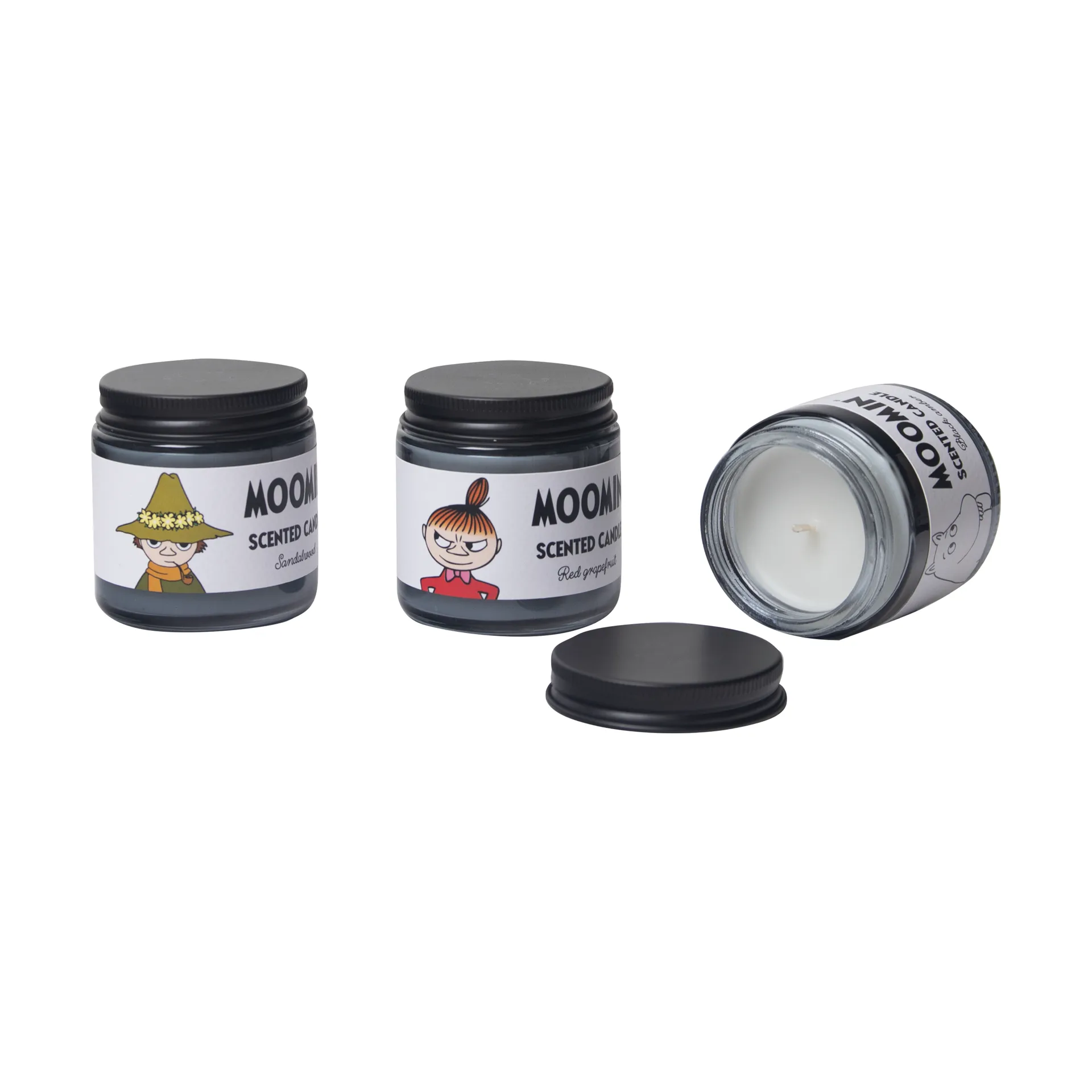 Moomin scented candle 3-pack, Together Pluto Design