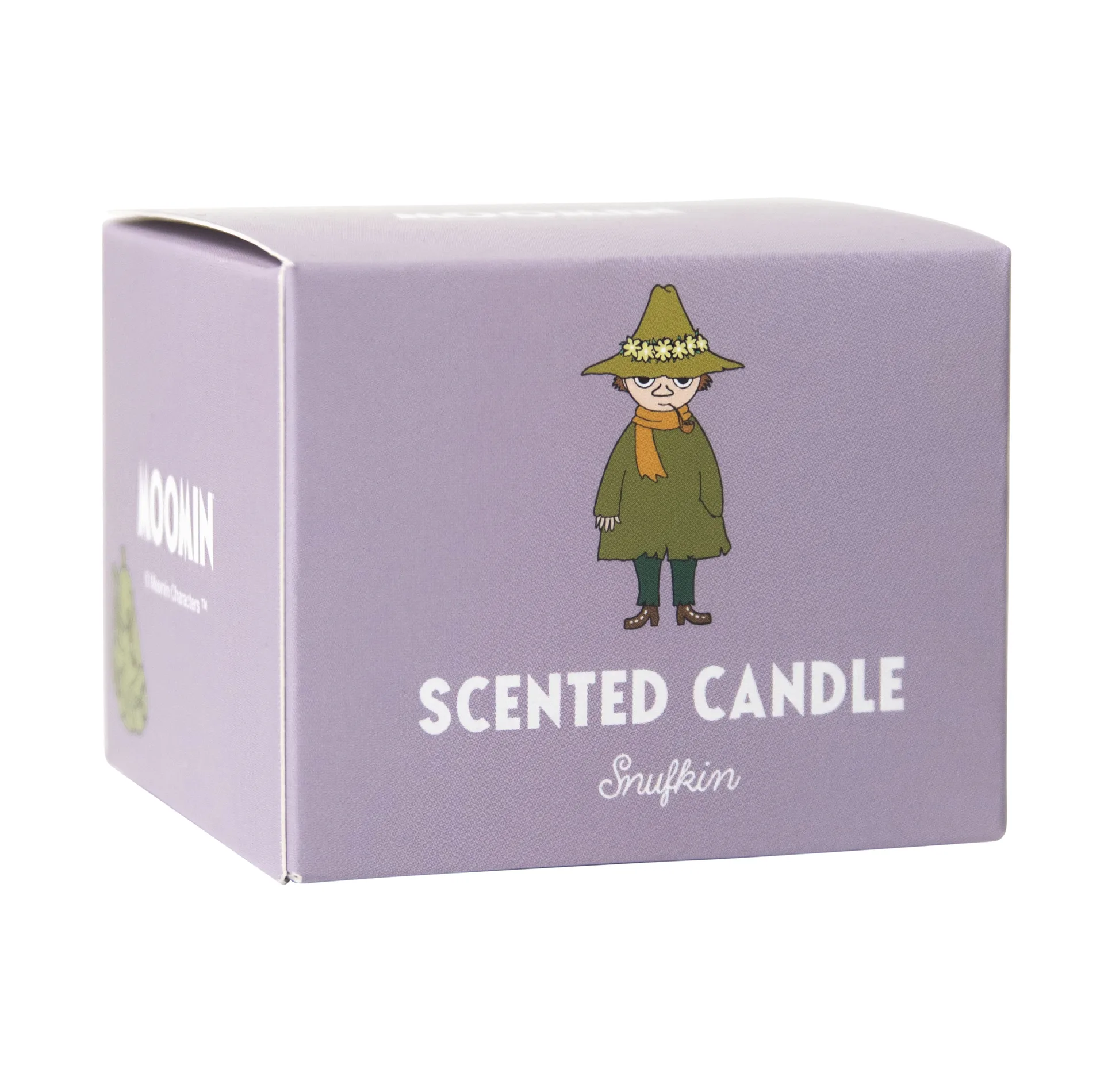 Moomin scented candle small 20 h, Snufkin Pluto Design