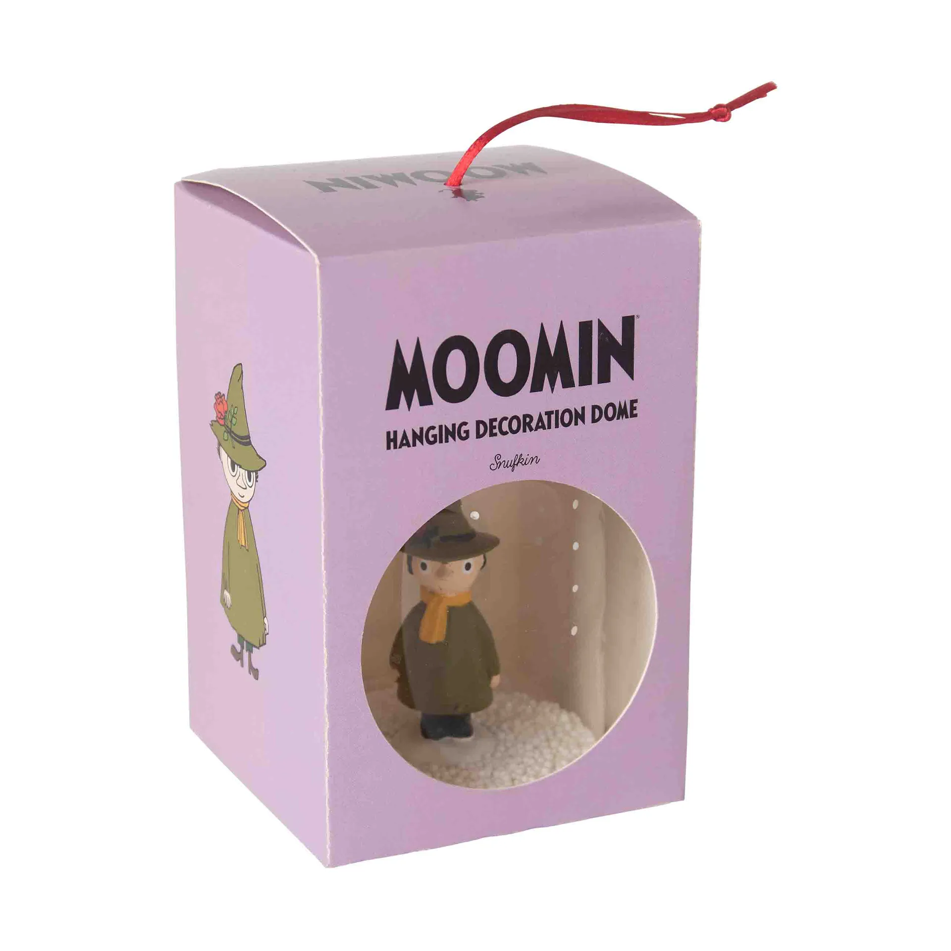 Moomin snow globe Christmas ornament, Snufkin Pluto Design
