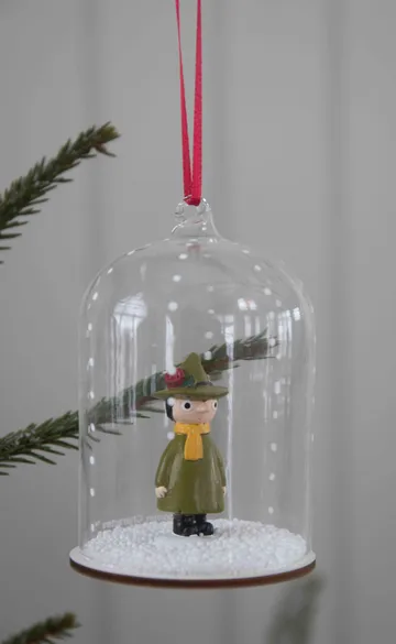 Moomin snow globe Christmas ornament - Snufkin - Pluto Design