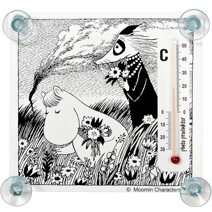 Moomin thermometer square - snorkmaiden & fillyjonk - Pluto Design