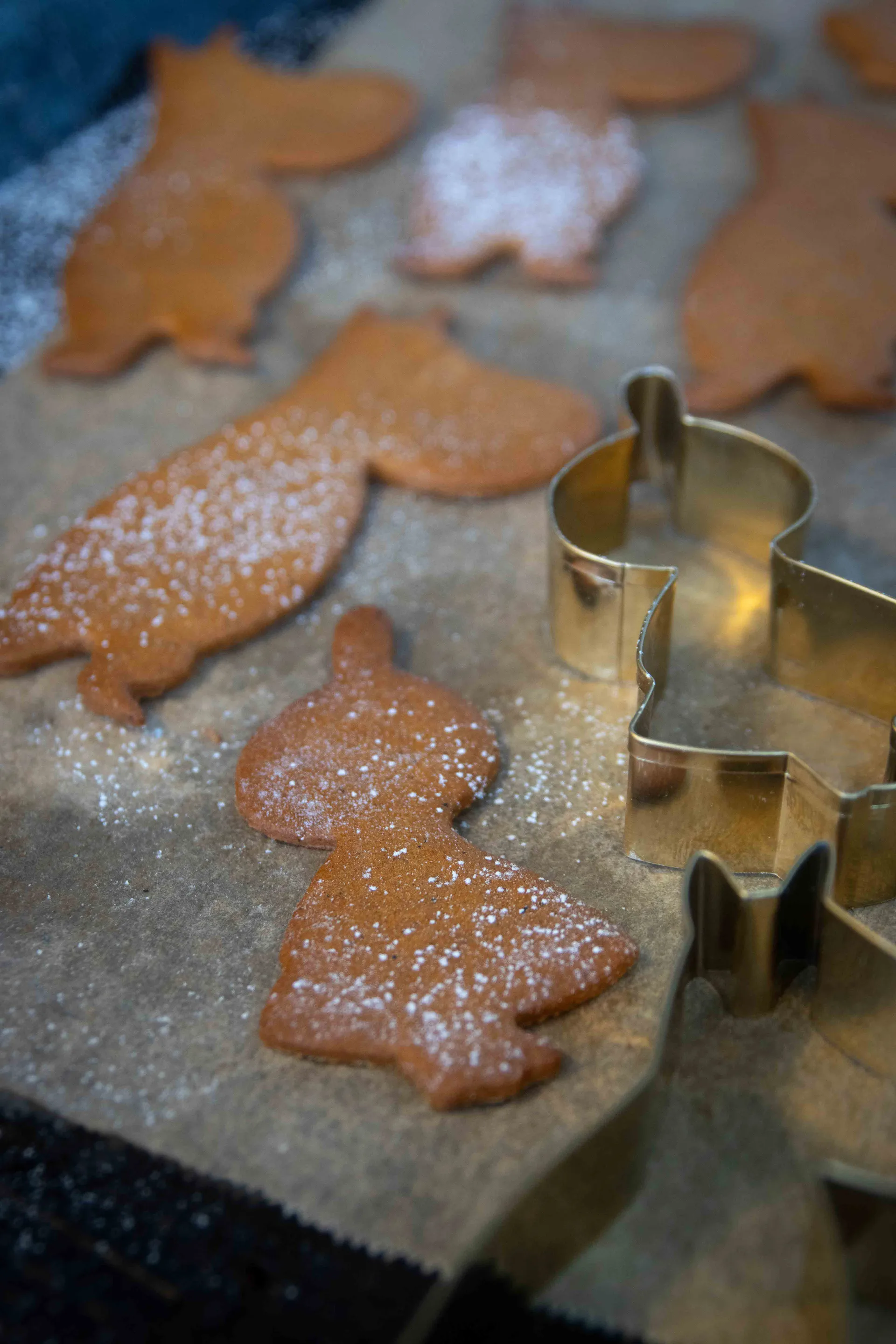 Moomin winter gingerbread cutters, set of 3, Little My Moominpappa, Moomintroll Pluto Design