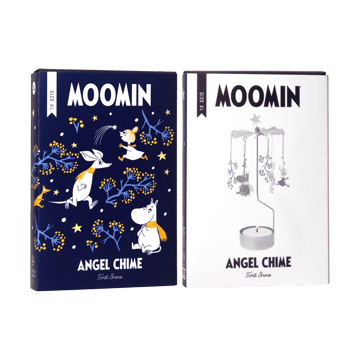 Mumin angel chime XL - First snow, silver - Pluto Design