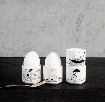 Mumin egg cup 4 pieces - White - Pluto Design