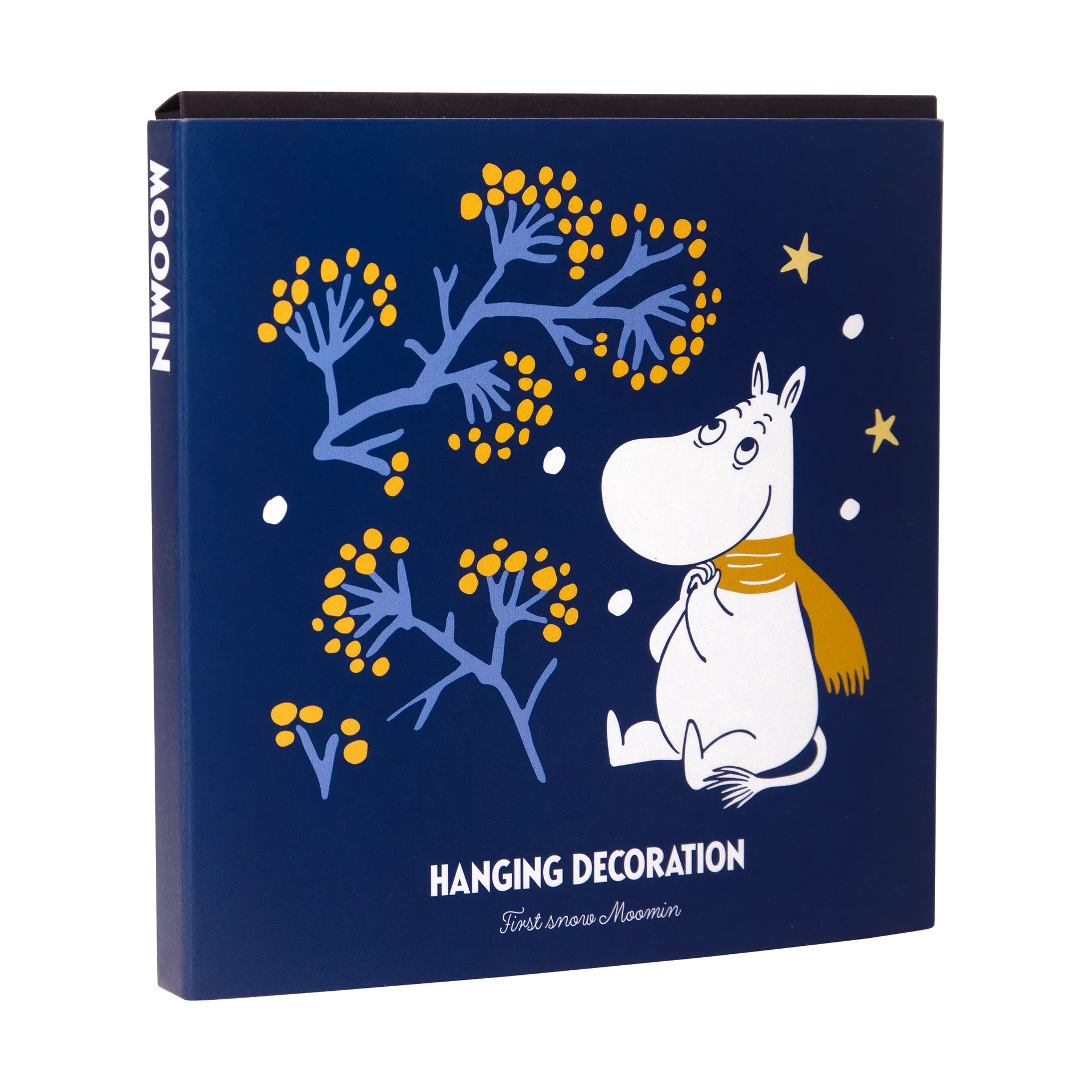 Mumin first snow Christmas ornament, Gold Pluto Design