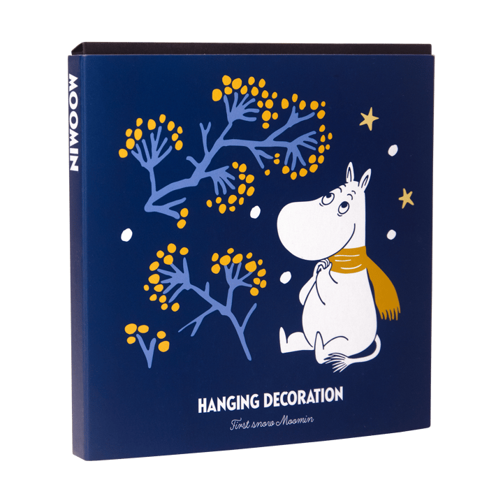 Mumin first snow Christmas ornament, Gold Pluto Design
