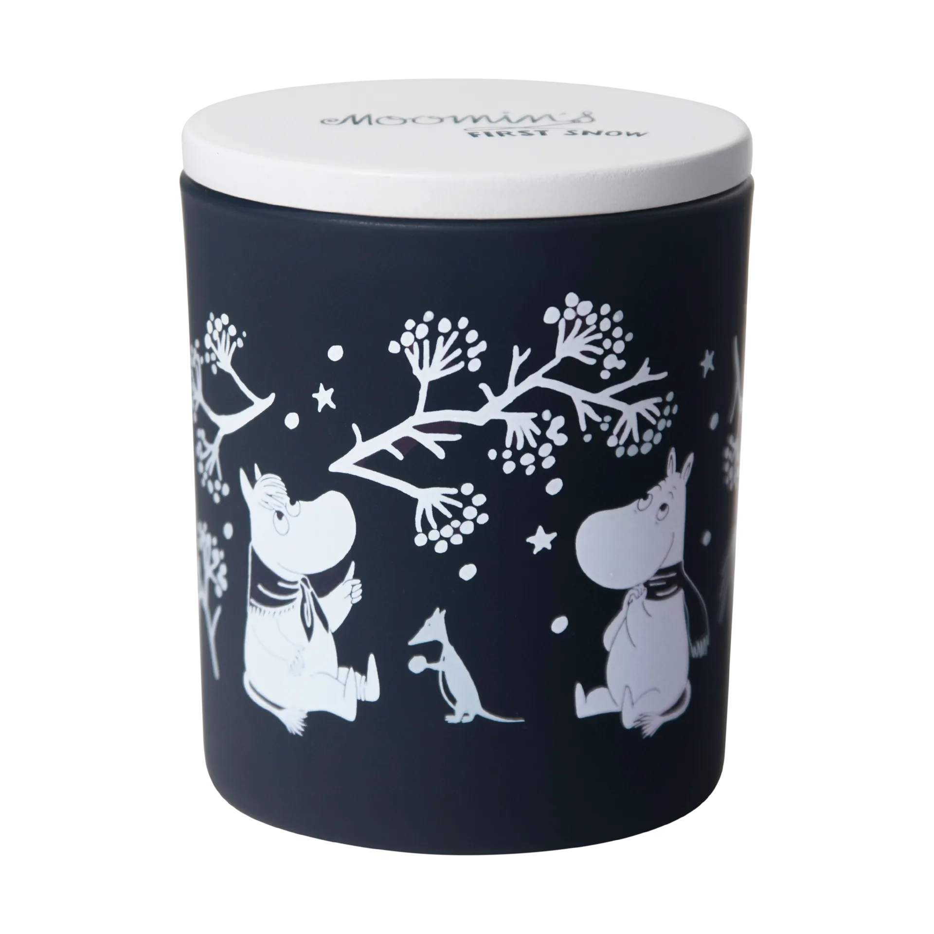Mumin scented candle 40 h, First snow Pluto Design