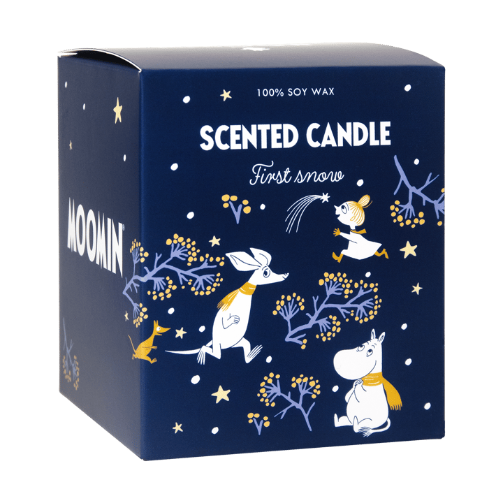 Mumin scented candle 40 h, First snow Pluto Design