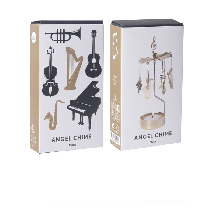 Music angel chime - Gold-metal - Pluto Design