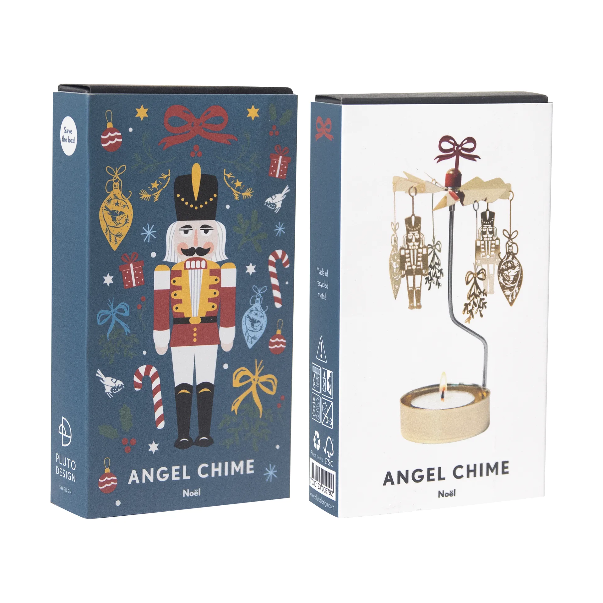 Noel angel chime, Gold Pluto Design