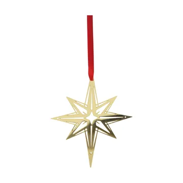 Northern star Christmas pendant - Gold - Pluto Design