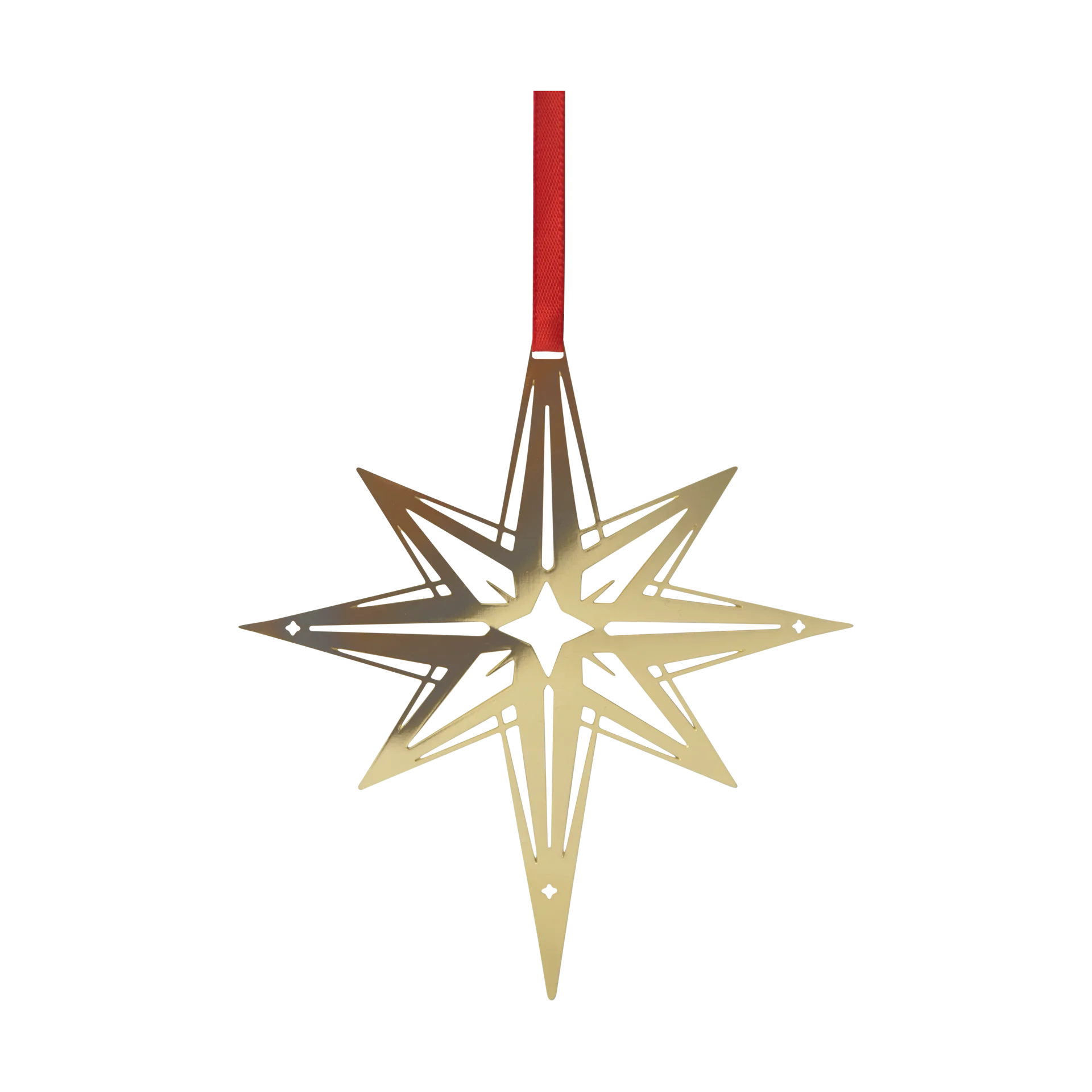 Northern Star L Christmas ornament, Gold Pluto Design