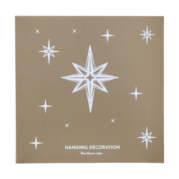 Northern Star L Christmas ornament - Gold - Pluto Design