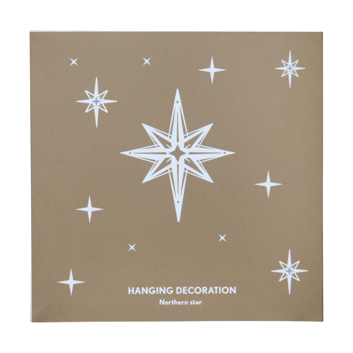 Northern Star L Christmas ornament, Gold Pluto Design