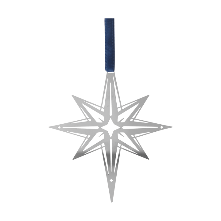 Northern Star L Christmas ornament - Silver - Pluto Design
