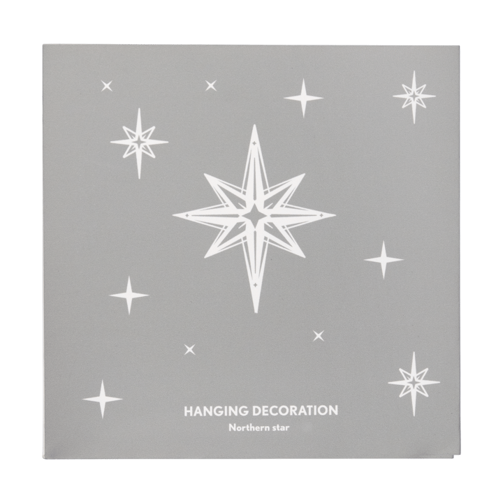 Northern Star L Christmas ornament, Silver Pluto Design