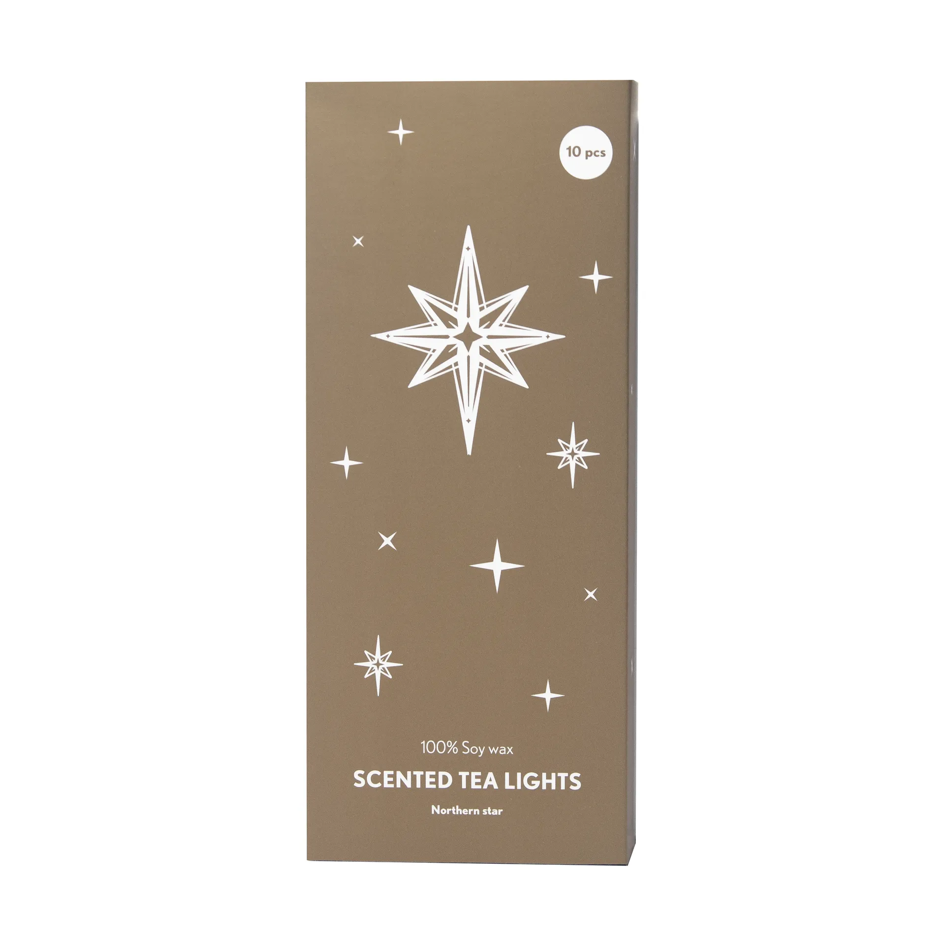 Northern Star scented candle, White Pluto Design