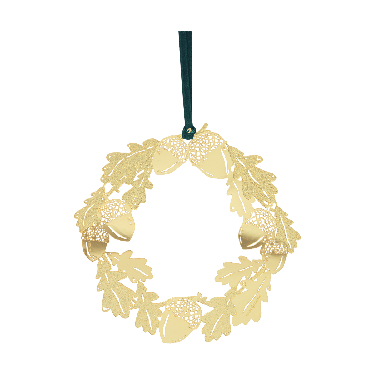Pluto Design Oak decorative pendant Ø10 cm Gold | Scandinavian Design | Decorative accessories | Gold-coloured