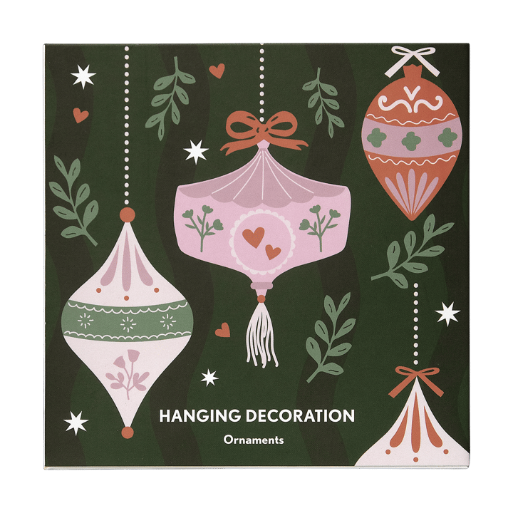 Ornaments Christmas hanging, Gold Pluto Design