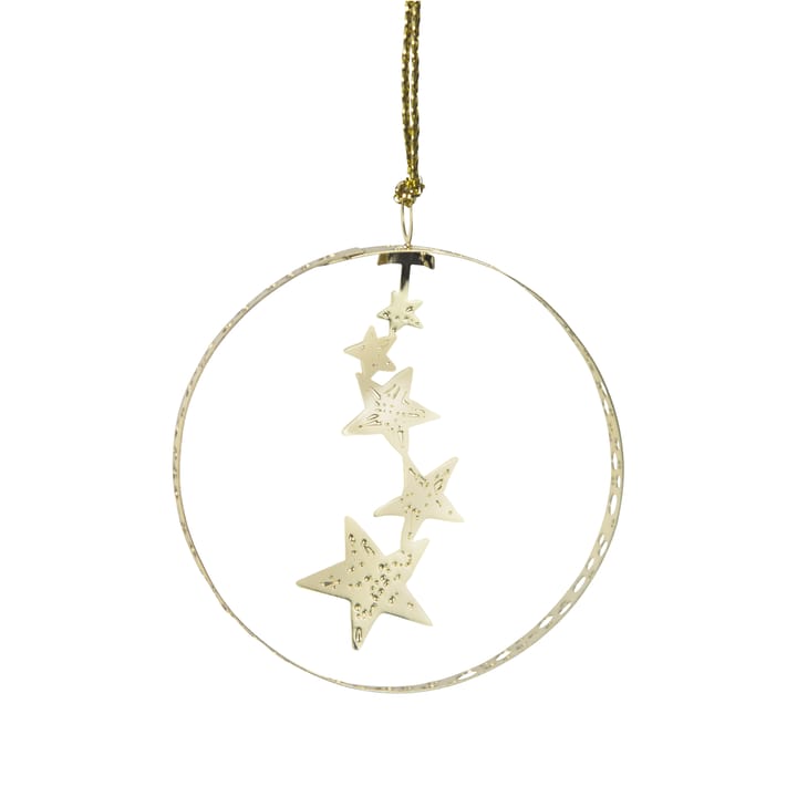 Pluto Christmas decoration in metal - Hanging night sky Gold coloured - Pluto Design
