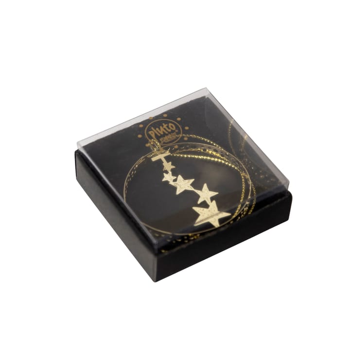 Pluto Christmas decoration in metal, Hanging night sky Gold coloured Pluto Design